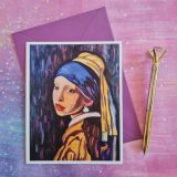 Greeting Art Card by Patricia Leona Art - www.patricialeona.com - 'Mysteries of Delight'