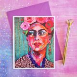 Greeting Art Card by Patricia Leona Art - www.patricialeona.com - 'Imagination of Liberty'