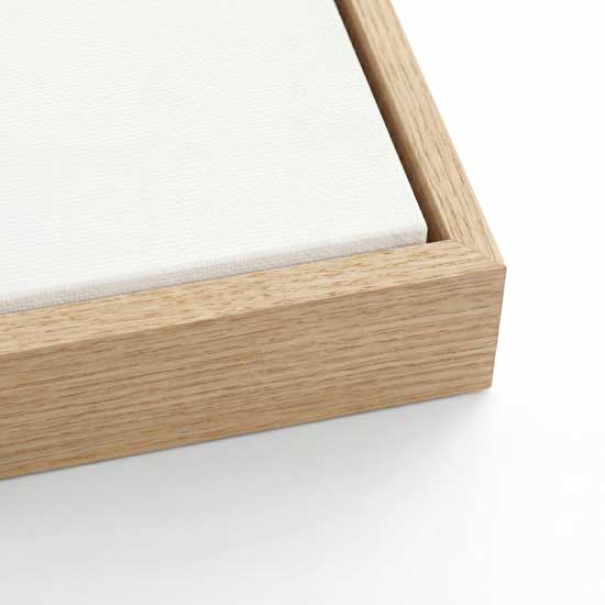Canvas Oak Floater Frame Wall Art - PatriciaLeonaArt.com